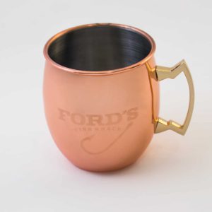 Front and Inside Lip of the Smooth Mule Copper Mug